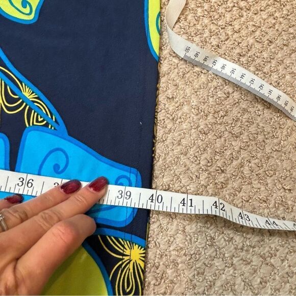 Ladies Karin Stevens Petites Bold Print‎ Tie Waist Dress Size 8 Petite - Picture 11 of 11